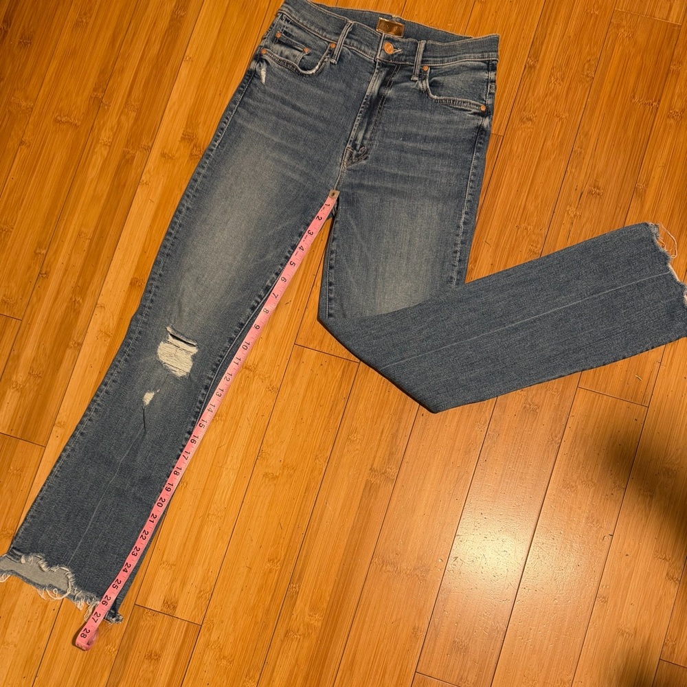 MOTHER The Insider Crop Step Chew in Dancing on Coals Size 26 - Picture 14 of 16